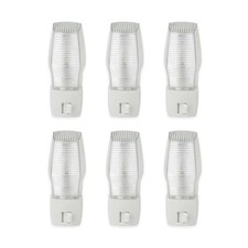 6 Pack Plug in Night Light with Manual On/Off Switch, 7W Incandescent Bulb