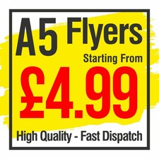 A5 Flyers Leaflets Printed Full Colour Flyer Leaflet Printing 170gsm Gloss