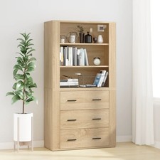 Highboard Sideboard Schubladenschrank Massivholz Kiefer mit Stauraum Schublade
