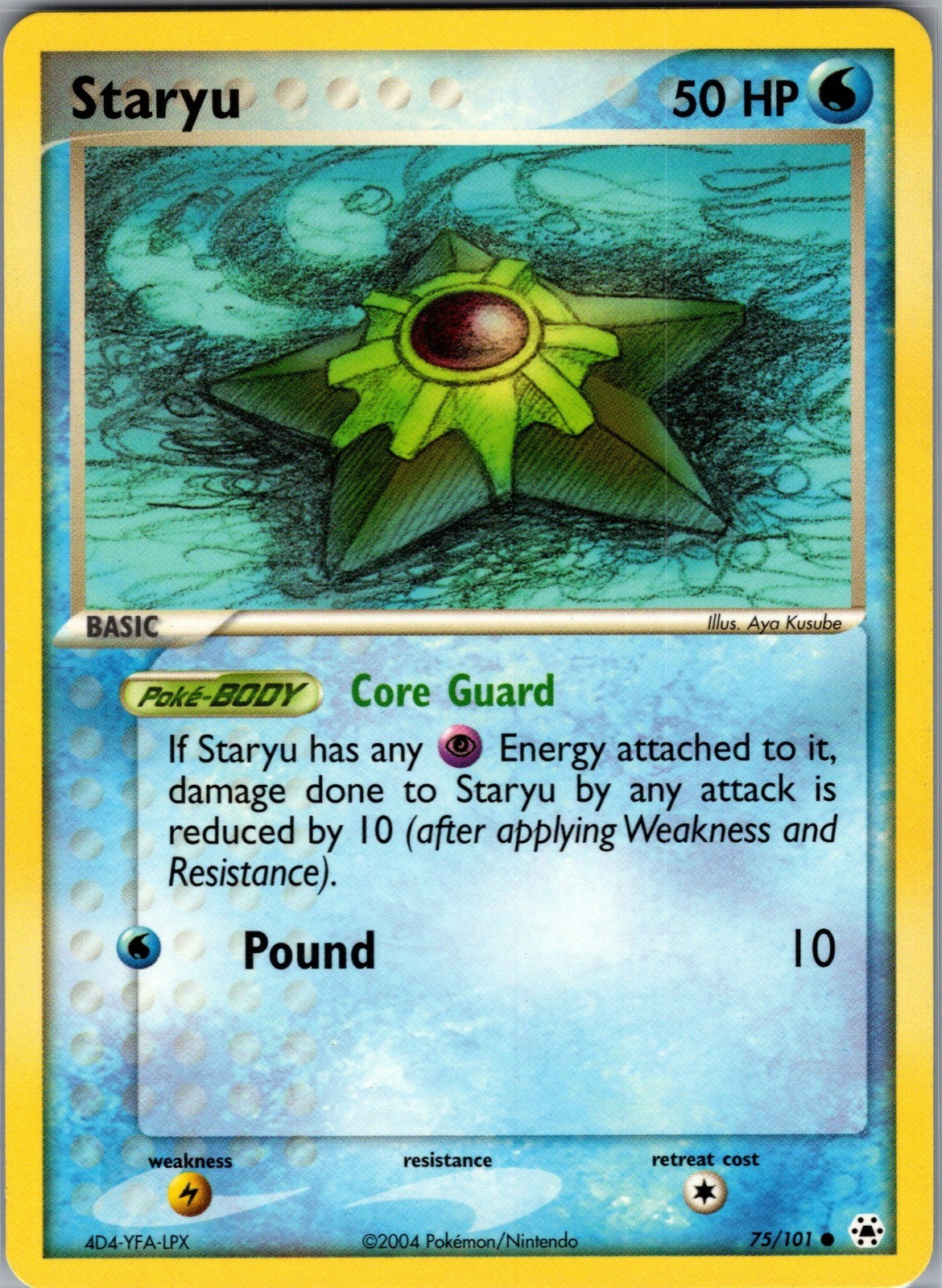 Staryu Common Hidden Legends 75/101 NM
