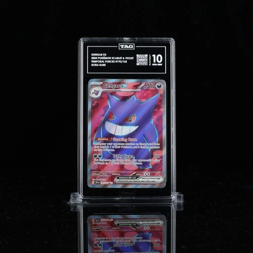 2024 POKEMON TEF EN-TEMPORAL FORCES ULTRA RARE #193 GENGAR EX TAG 10