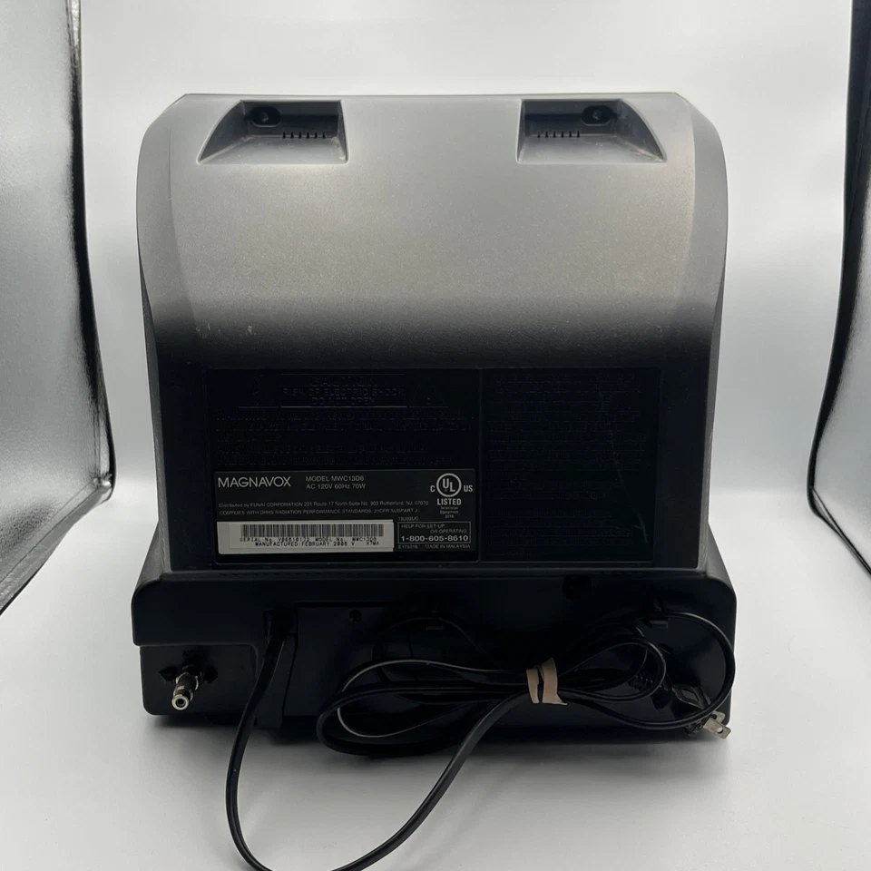 Magnavox 13" MWC13D6 Retro Gaming CRT TV DVD Player Combo | Probado | Sin Control Remoto Foto 4 de 4