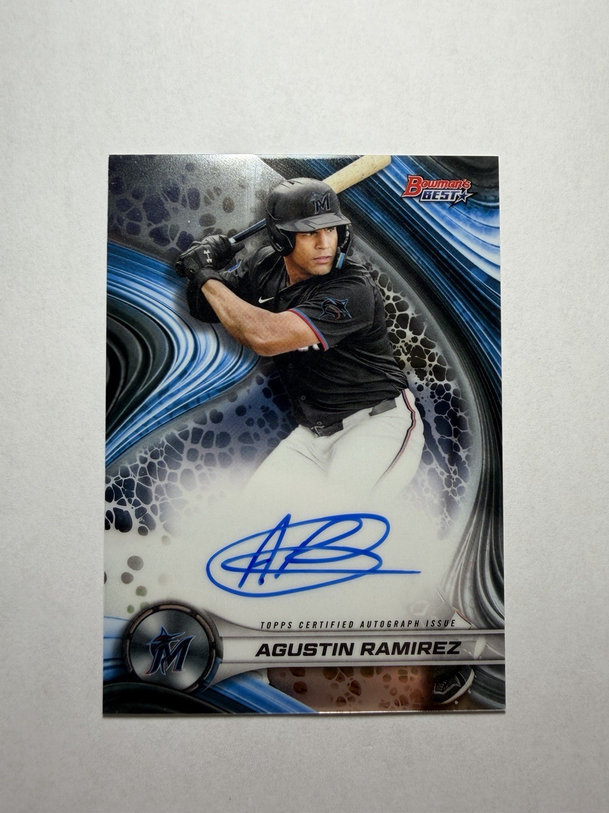 2024 Bowman's Best - Best of 2024 Autographs Agustin Ramirez #B24-ARZ (AU, RC)
