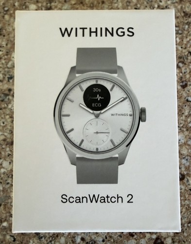 Withings ScanWatch 2 42mm (HWA10 White/Silver) BRAND NEW FACTORY SEALED!