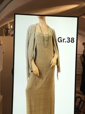 Patrizia Pepe Damen Abendkleid 40 Beige lang ...