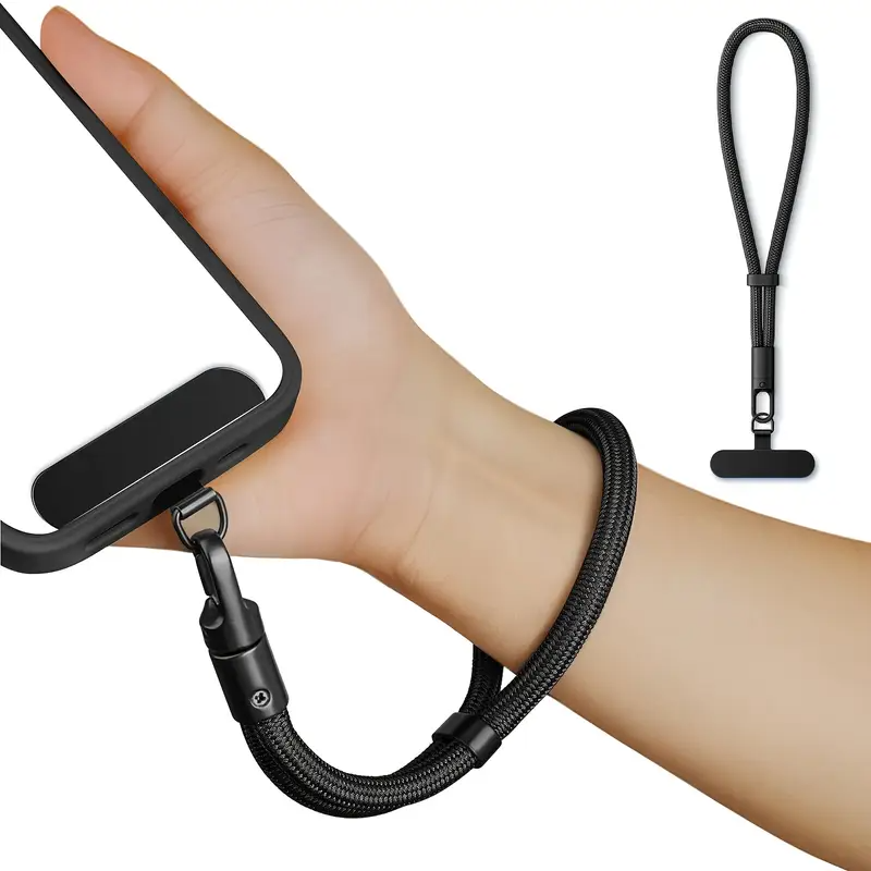 Detachable Phone Anti- Theft  Lanyard Nylon Patch Tether Anti Lost x 5 Pcs