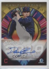 2019 Bowman Draft Chrome Class of Gold Refractor 21/50 Daniel Espino Auto 0j81
