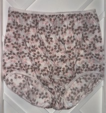 Vintage Bali Panties Granny High Waisted Women s Size 9 / 2XL Multicolor