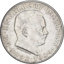 [#1167185] Coin, Austria, 2 Schilling, 1934, EF, Silver, KM:2852