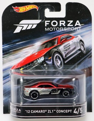 Hot Wheels 2012 Camaro ZL1 Concept Forza Motorsport Retro Entertainment - DJF52