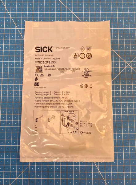 Sick Reflexions-Lichttaster, WTB2S-2P3130, 1064575 Neu+Ovp, 4047084311543-image