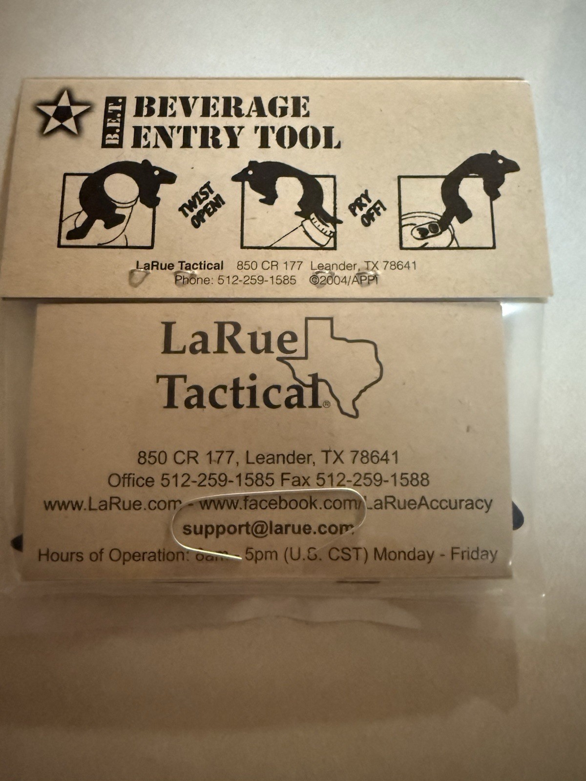 LaRue Tactical Beverage Entry Tool Dillo 2022