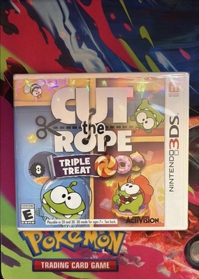 Cut the Rope: Triple Treat (Nintendo 3DS, 2014) 3-in-1 New Factory Sealed