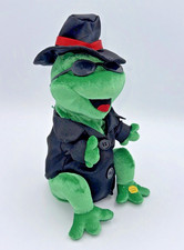 Gemmy Frogz Cha Cha Slide Animated Singing Dancing Frog Plush Hip Hop Rapper