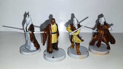 Jedi Council Miniaturen für Star Wars Legion/Dioramas (3d druck, unbemalt)
