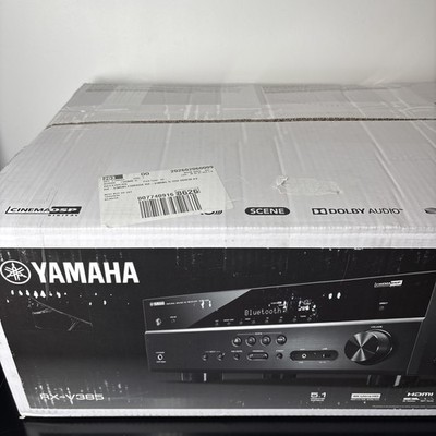 Yamaha RX-V385 5.1-channel 4k Ultra HD AV Receiver (Black) Brand New in Open Box