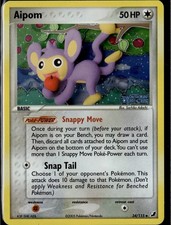 Aipom Reverse Holo Uncommon EX Unseen Forces 34/115 NM on eBay