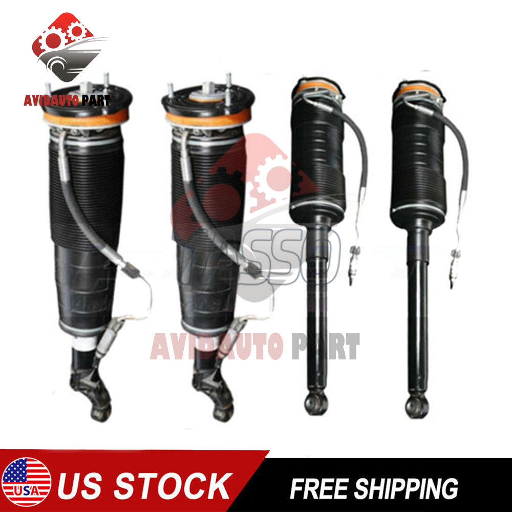 Front & Rear ABC Hydraulic Shock Struts Fit Mercedes W222 S600 S63 Maybach S650