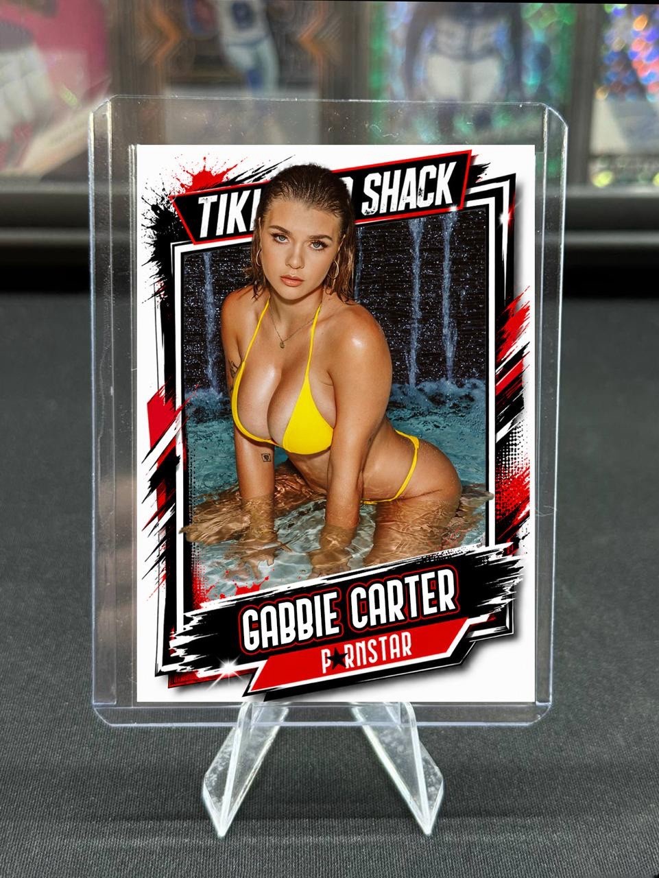 Gabbie Carter Adult Card Tiki Card Shack Limited SP Card 003