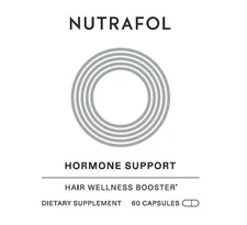 Nutrafol Hormone Support Hair Booster Dietary Supplement - 60 Capsules 04/2026