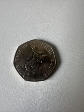The Tale Of Peter Rabbit 50p Fifty Pence Coin 2017 Beatrix Potter Collectible