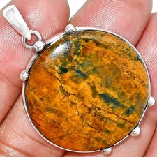 Natural Nellite 925 Sterling Silver Pendant Jewelry P-1349