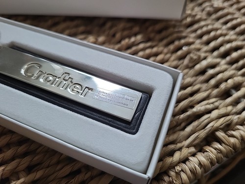 NEW GENUINE VOLKSWAGEN CRAFTER Silver Chrome Colour KEYRING Boxed VW Memorabilia - Picture 4 of 6