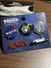 Apollo NASA Pins Set Of 5 Space Shuttle Apollo Artemis Kennedy Space Center