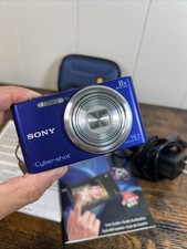 Sony Cyber-shot DSC-W730 Digital Camera 16.1MP 5x Optical Zoom Blue Auto Focus