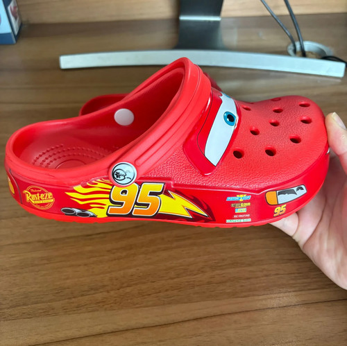 NEW Crocs Lightning McQueen Clog Adult Shoe Limited Classic Disney No Lightup - Picture 5 of 10