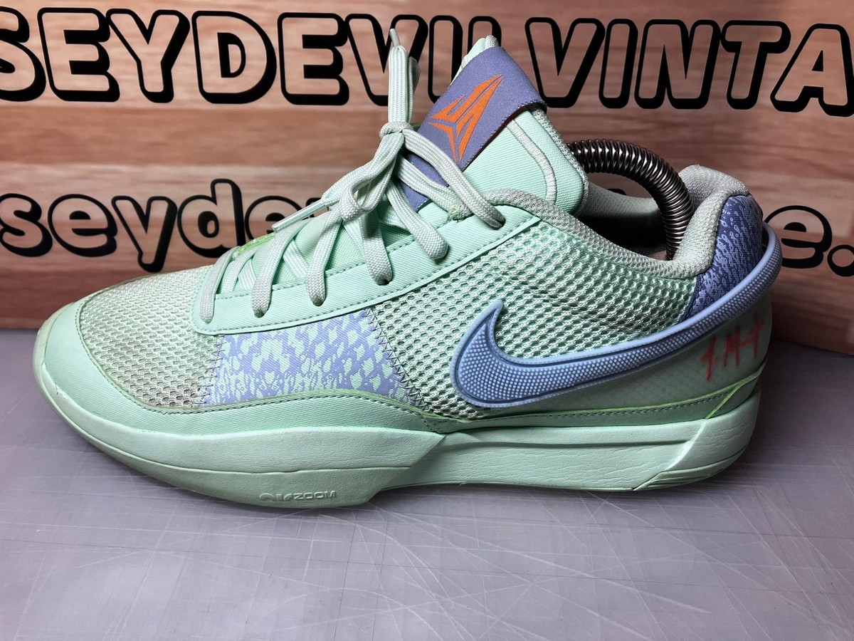 Nike Ja 1 Basketball Shoes Mens 11 Mint Orange Mismatched Sneakers
