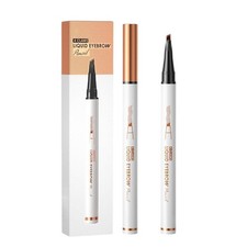 26 Upgraded 4-Tip Magic Eyebrow Pencil 3D Waterproof Microblading Brow Pen Gray