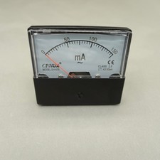 1 pieza AC 150mA amperímetro analógico panel AMP medidor de corriente 0-150mA DH-670 60*70mm
