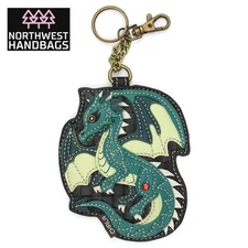 BLUE DRAGON MYTHOLOGY CHALA PAL KEY FOB COIN PURSE KEYCHAIN