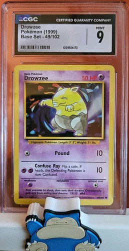 Pokémon TCG Drowzee 49/102 Base Set Regular English 1999 CGC 9