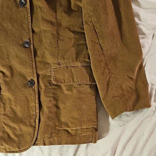 Vintage Y2k GAP Men's Brown Corduroy Blazer Jacket L image 4