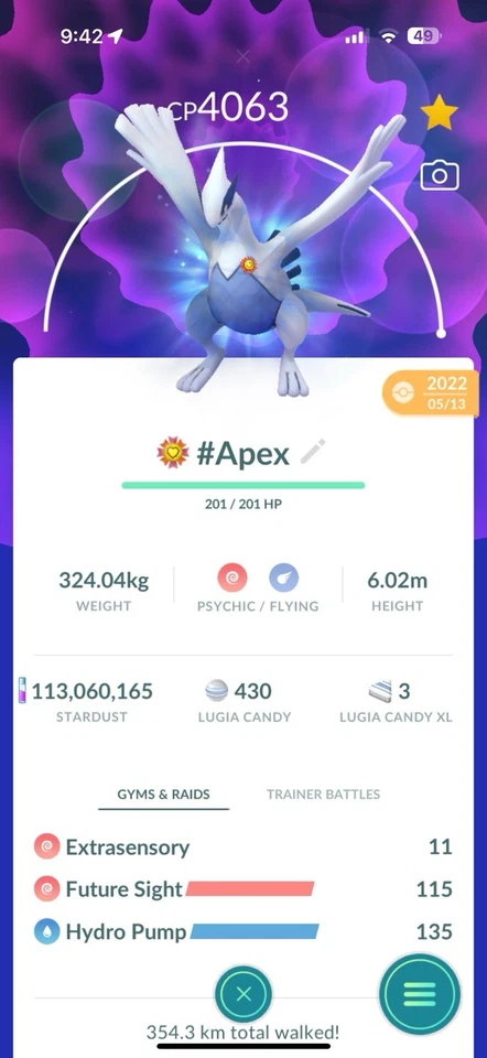APEX Lugia - Max LV50 + 3 movimientos + ✨ SUPER VENTA OCTUBRE 2025 Foto 4 de 4