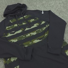 Nike Hoodie Mens Medium Pullover Outerwear Sweater Sweatshirt Camo