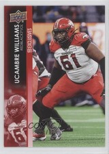 2022 Upper Deck CFL Exclusives 853/100 Ucambre Williams #148 0wr