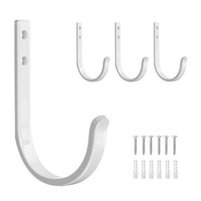 3 Pack Wall Hooks  Metal Hooks Hold up to 22 LB  Hooks Wall Mount for Hanging T...