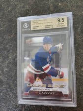 2020-21 Upper Deck Series 1 Young Guns Canvas BGS 9.5 Alexis Lafreniere Card#C91