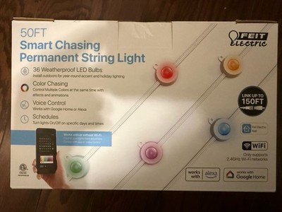 FEIT Electric 50FT Smart Chasing Permanent String Light