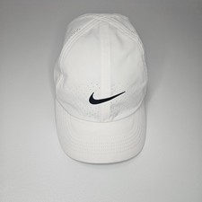 Nike Heritage 86 Aerobill Hat Dri-fit Tennis Workout Gym Golf Skater White