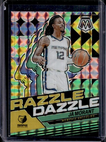 2023-24 Panini Mosaic Ja Morant Razzle Dazzle #10 Grizzlies