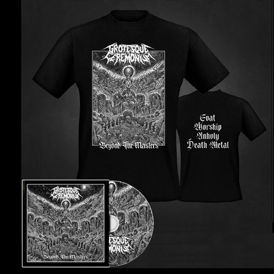 GROTESQUE CEREMONIUM   Beyond The Masters BUNDLE CD + T-SHIRT