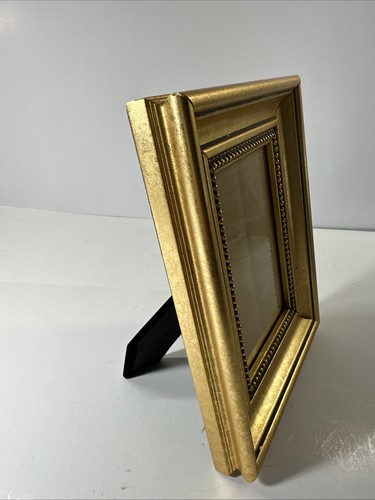 1980s Hollywood Regency Gold Picture Frame 9”x6.75” For 6”x4”Photo NICE - Picture 4 of 8