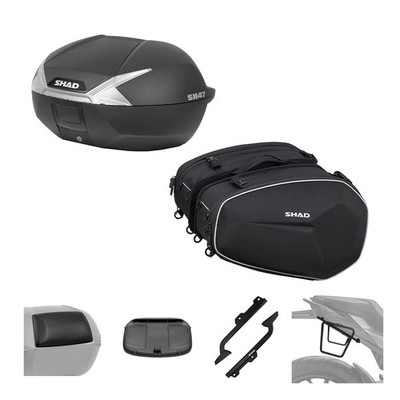 SHAD SH47W Topcase Und E48 SR Taschen Für Moto Guzzi 850 V7 STONE 2023-2026
