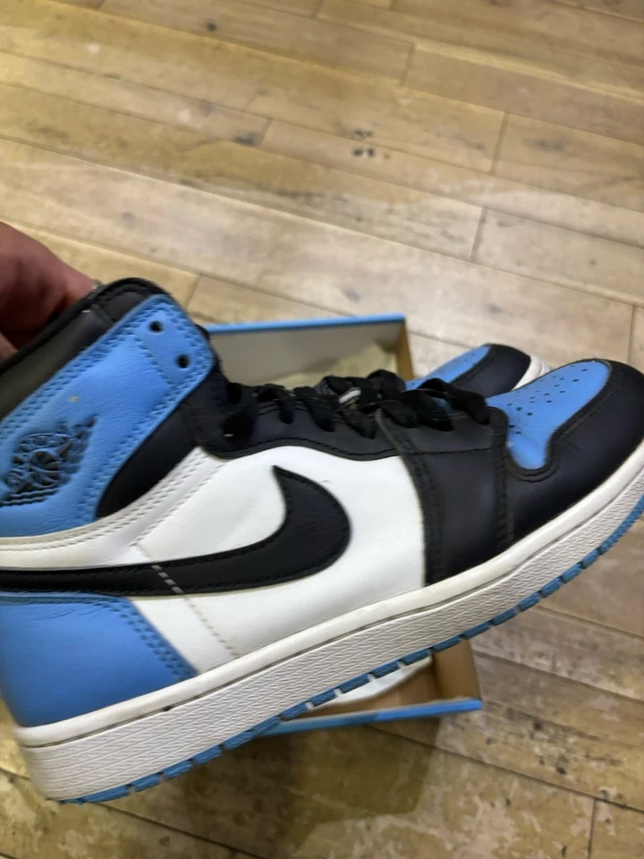 Größe 8,5 - Jordan 1 Retro OG High UNC Toe - Bild 3 von 4