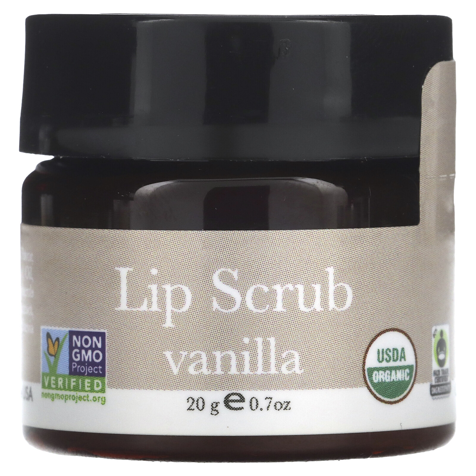 Lip Scrub, Vanilla, 0.7 oz (20 g)-image