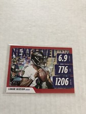 2020 Panini Score Lamer Jackson Next Level Stats Red Ravens